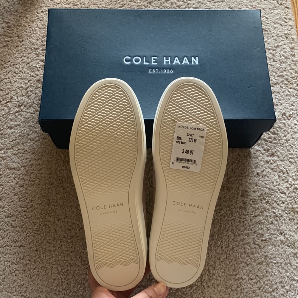 Cole Haan, Women Pink Grand Crosscourt Slip-on Loafers Sneakers Shoes US 7.5 B - Picture 8 of 9